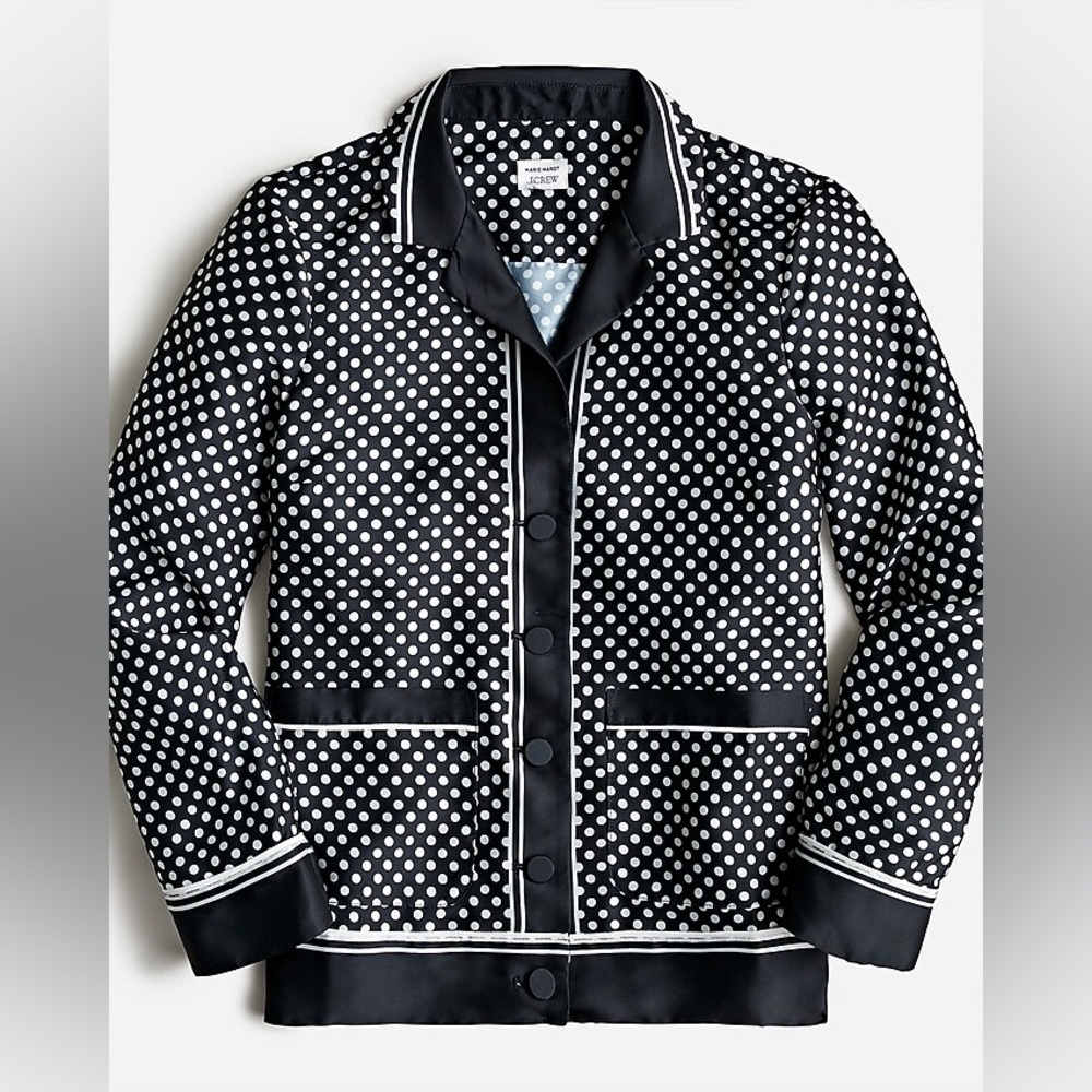 J.Crew x Marie Marot Drapey Twill Shirt Small NWT Top Blouse